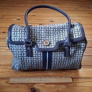 Tommy Hilfiger faux leather satchel